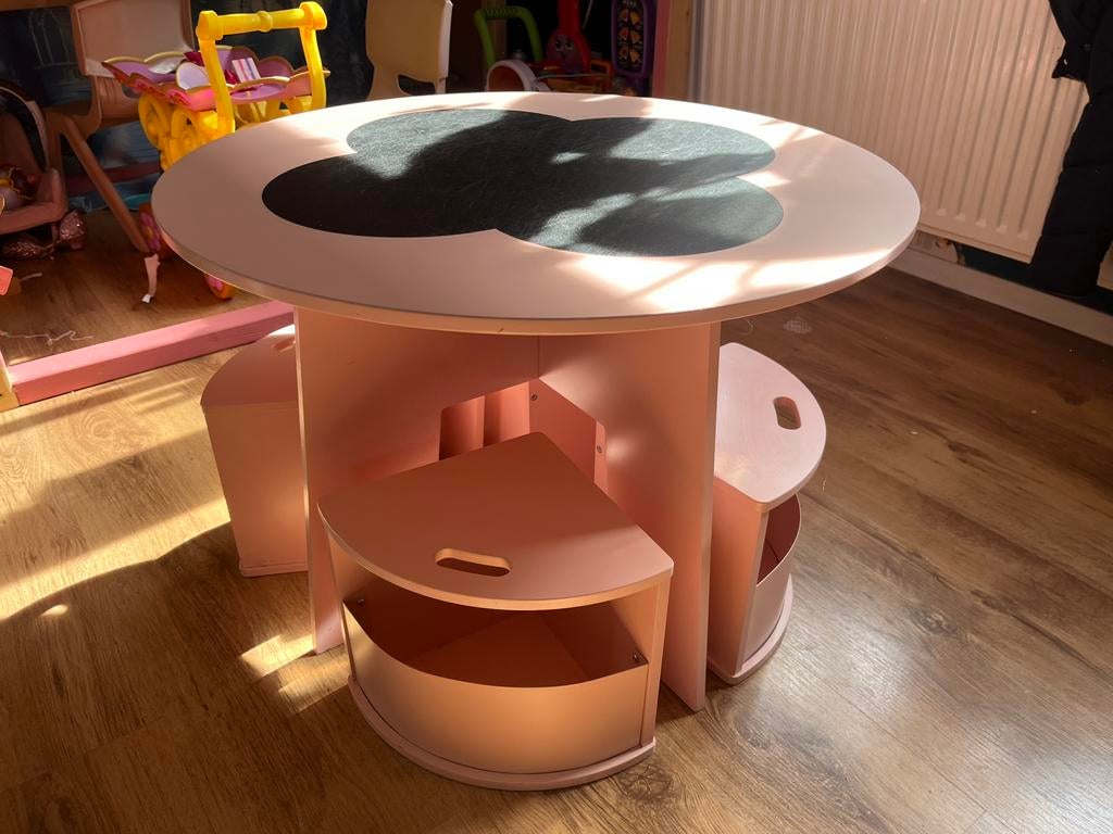 Kindertafel, Ophalen, Gebruikt