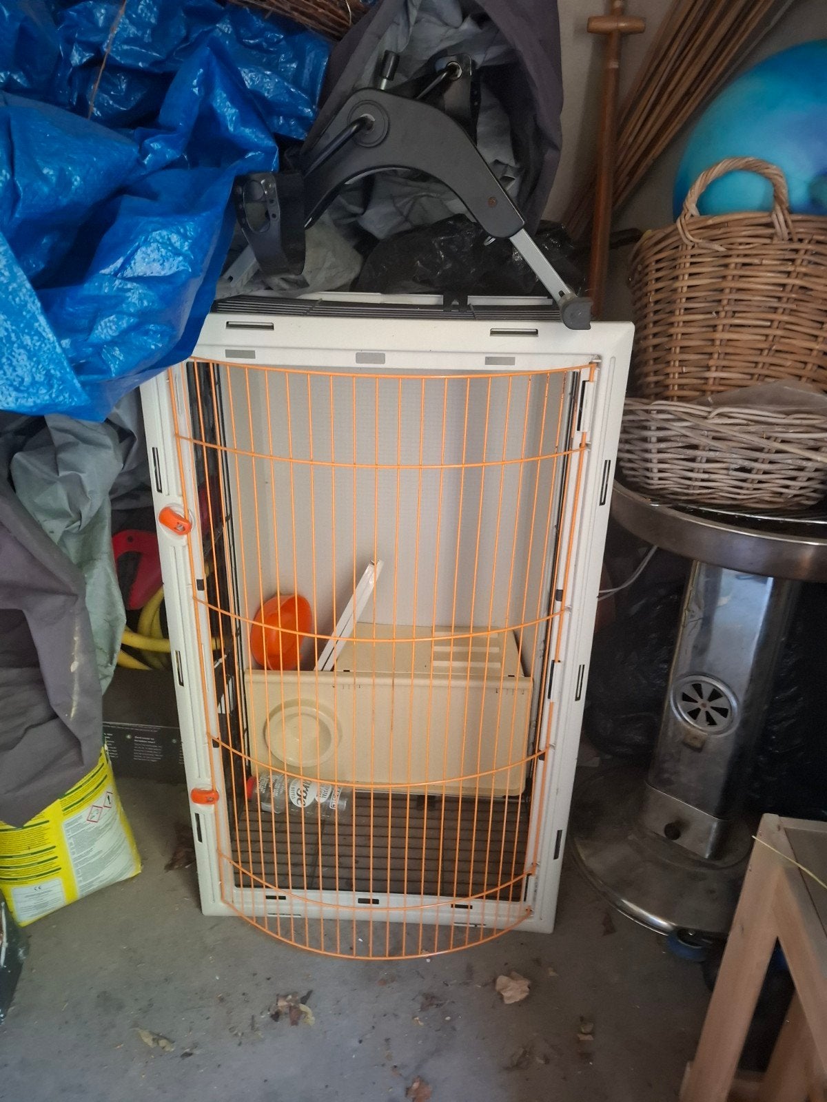 Cavia hok compleet en schoon Tiel, Ophalen, Gebruikt, Hout, Vogelkooi
