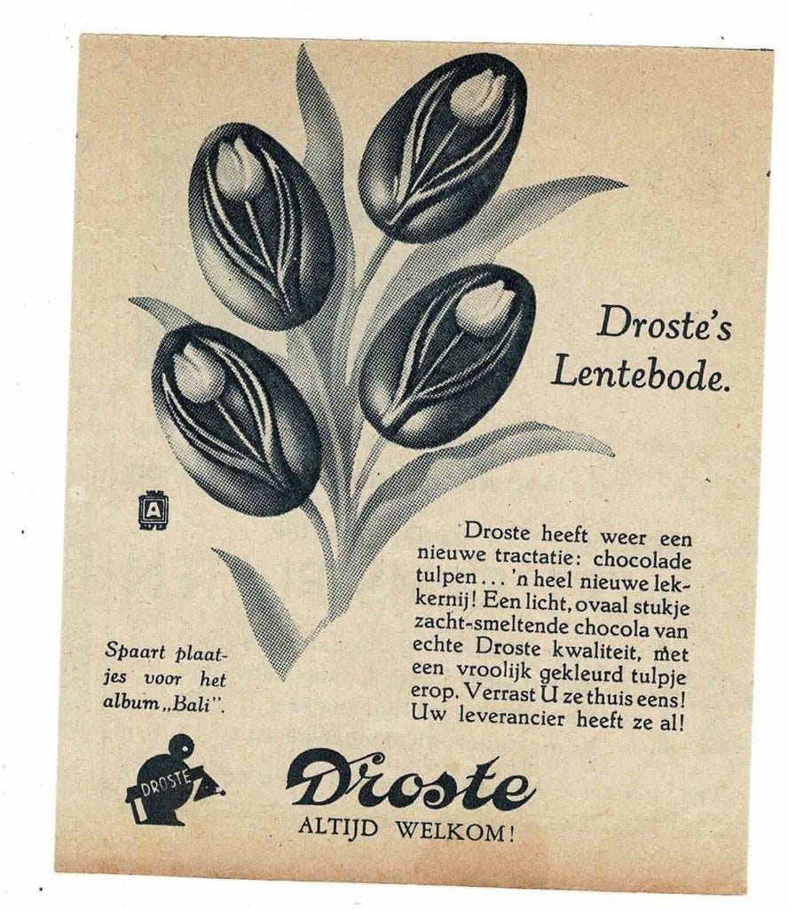 DROSTE Lentebode weer een nieuwe tractatie: Chocolade tulpen, Verzenden, Zo goed als nieuw, Overige typen