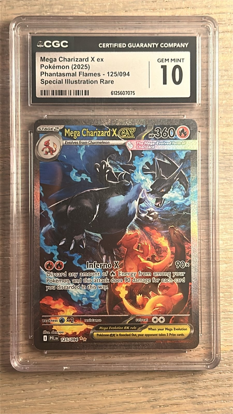 Mega Charizard X ex Pokémon (2025) CGC Gem Mint 10, Hobby en Vrije tijd, Verzamelkaartspellen | Pokémon, Ophalen of Verzenden