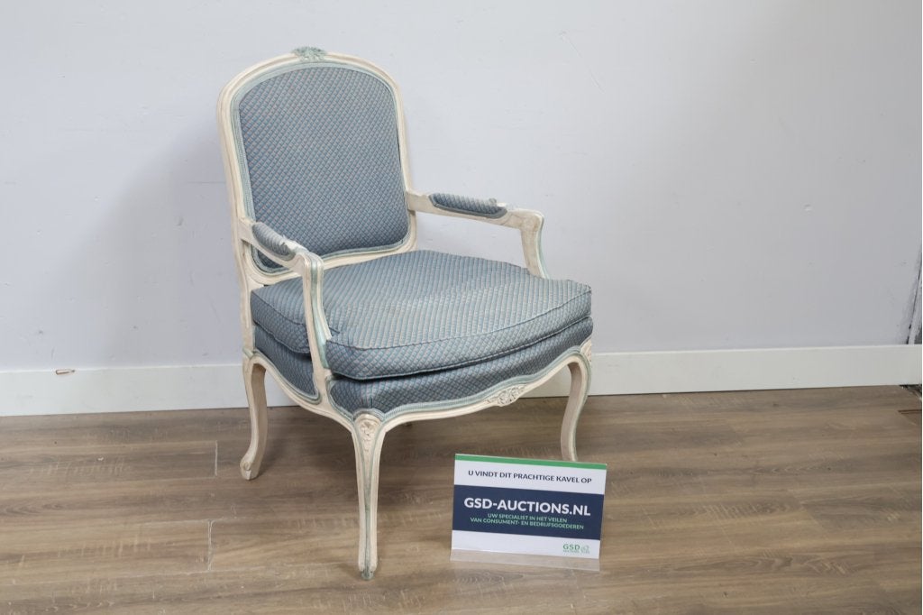 Vintage Louis XV Fauteuil', Huis en Inrichting, Fauteuils, Ophalen of Verzenden