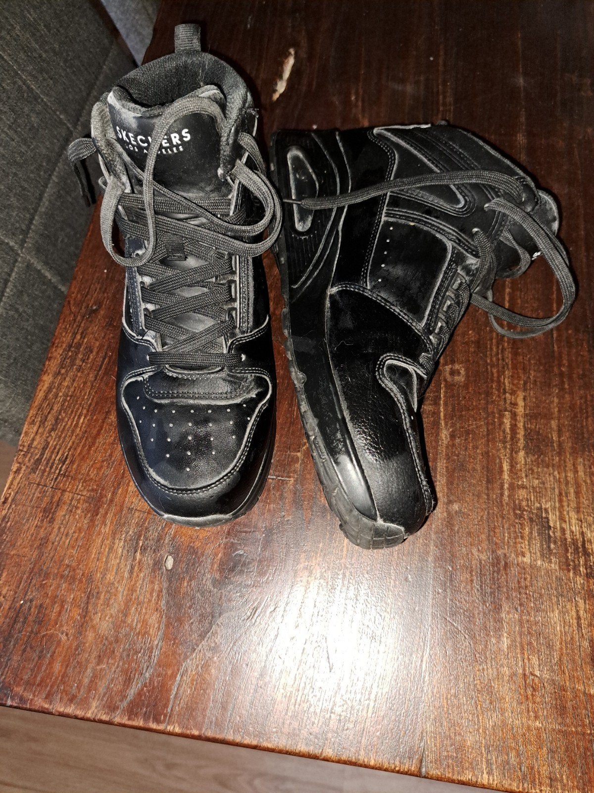 sketchers uno, hoog model, Ophalen, Zwart, Sketchers, Sneakers of Gympen