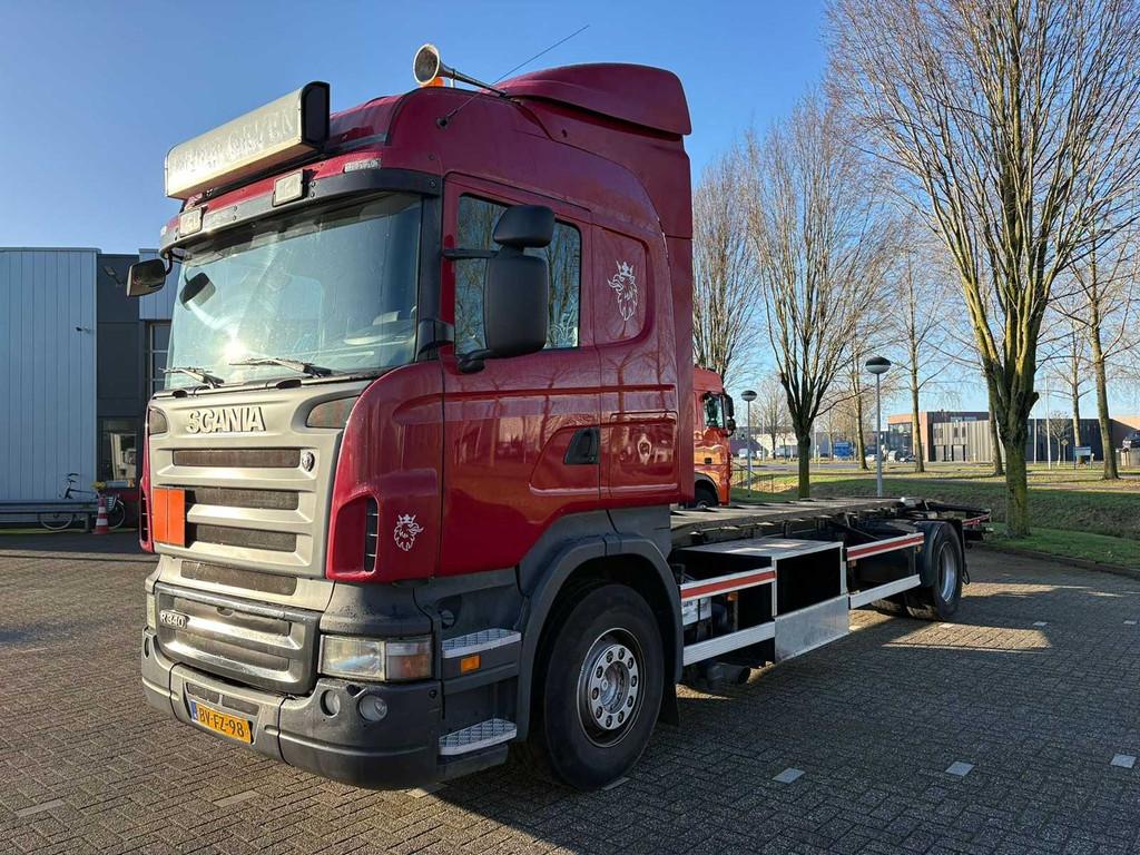 Scania - R340 met renova wisselsysteem - Vrachtwagen, Auto's, Vrachtwagens, Scania, Overige brandstoffen, Bedrijf, Euro 4