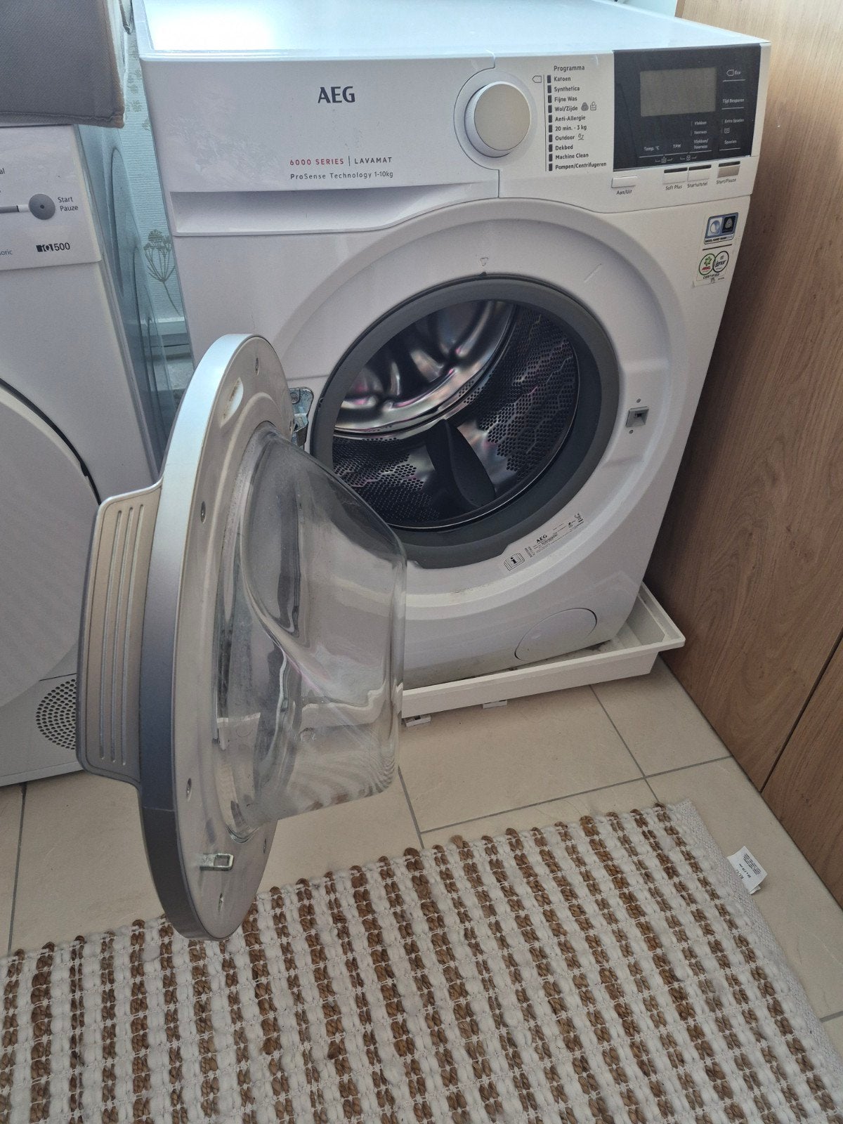 AEG 6000 Series Lavamat ProSense Wasmachine 10kg, Ophalen, 1200 tot 1600 toeren, Gebruikt, 10 kg of meer