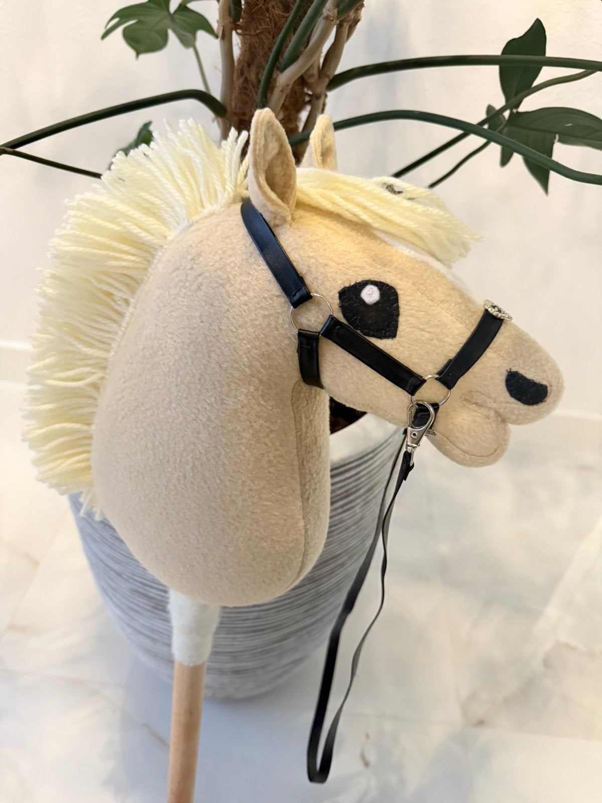 Schattig veulen fjord hobbyhorse stokpaard. Haster,touw,stok, Ophalen of Verzenden, Nieuw