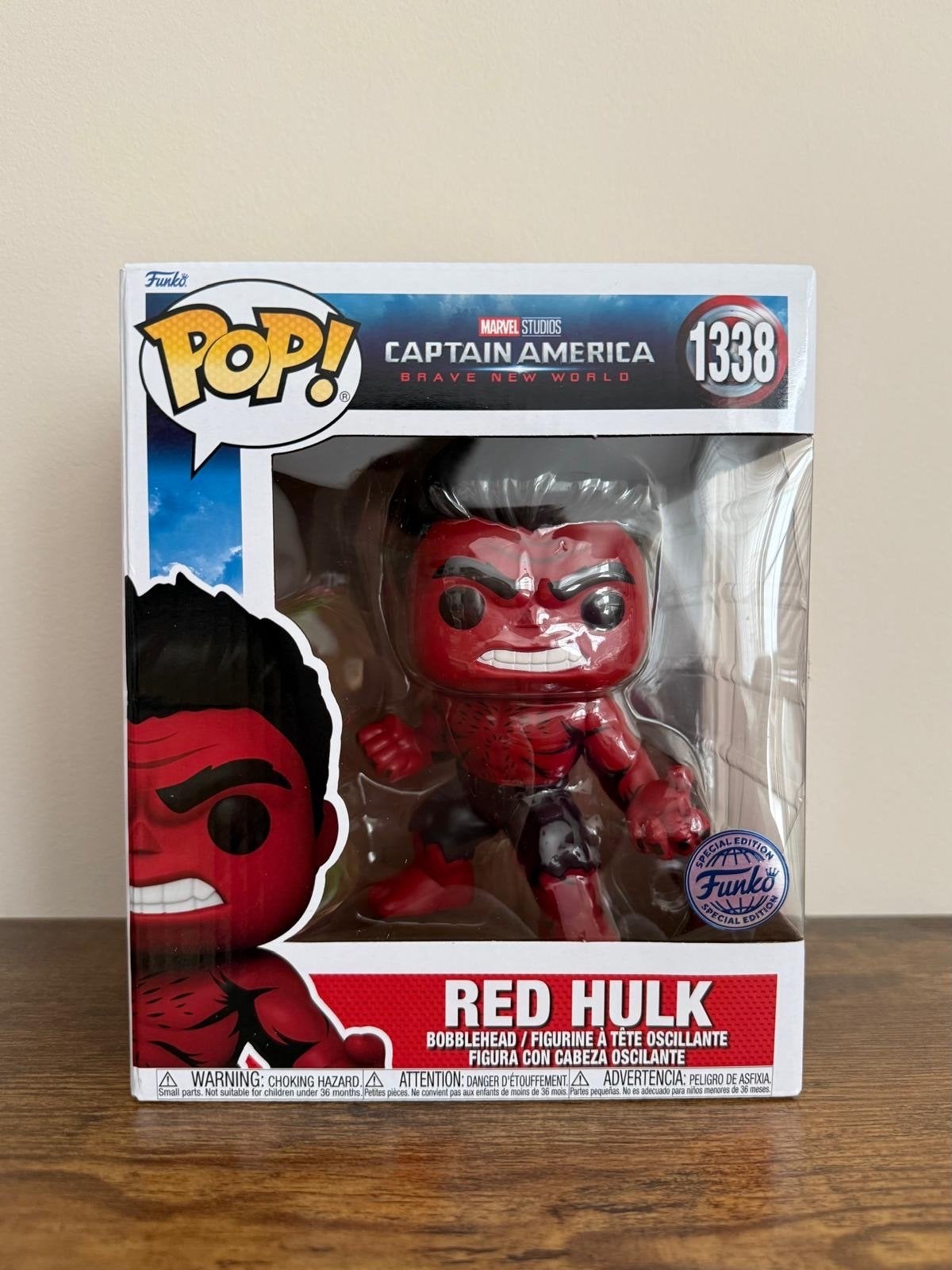 Funko Pop! Red Hulk 1338  - Captain America: Brave New World, Ophalen of Verzenden, Nieuw