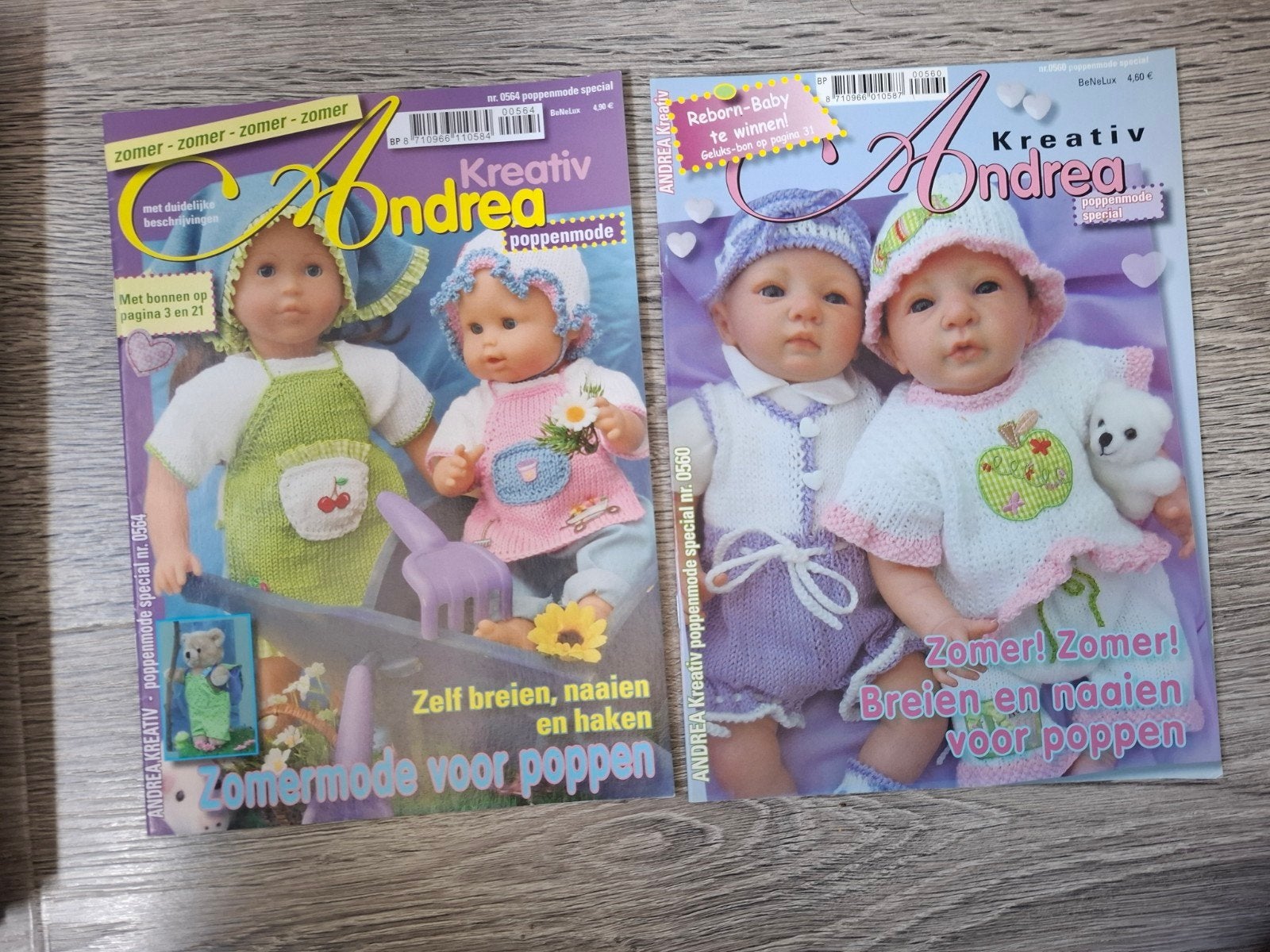 andrea poppenmode, Ophalen of Verzenden, Haken, Wol of Garen