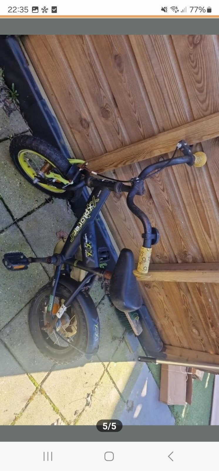 Stoere kinderfiets - Xplorer, Fietsen en Brommers, Fietsen | Kinderfietsjes, Gebruikt, Velgrem, Ophalen of Verzenden, Minder dan 16 inch