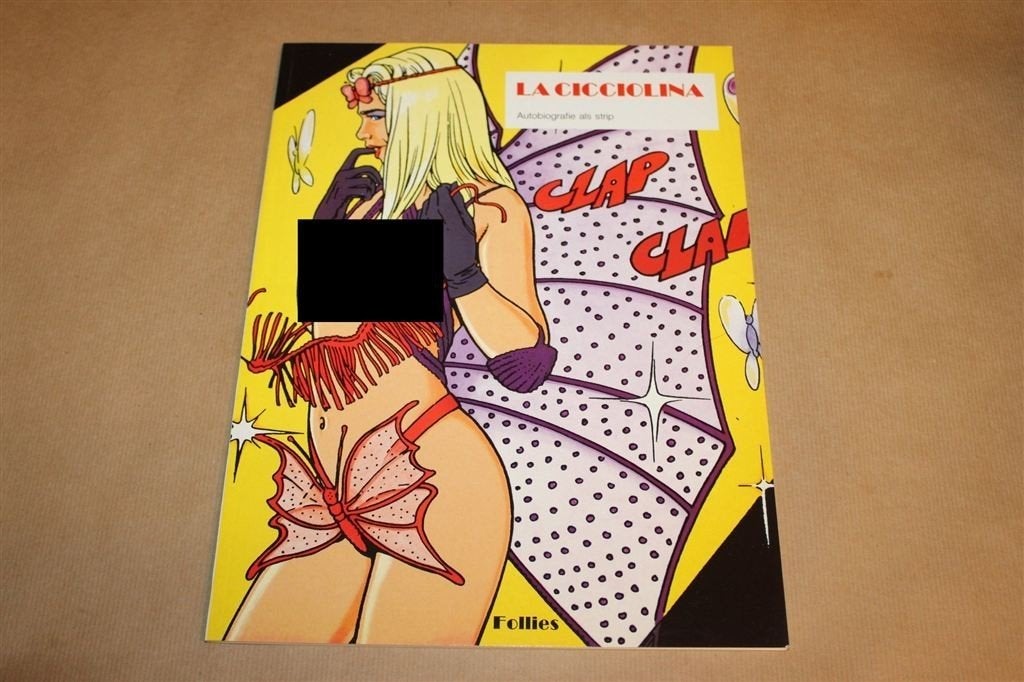 La Cicciolina — Autobiografie als Erotische Strip Follies 16, Boeken, Eén stripboek, Verzenden, Gelezen