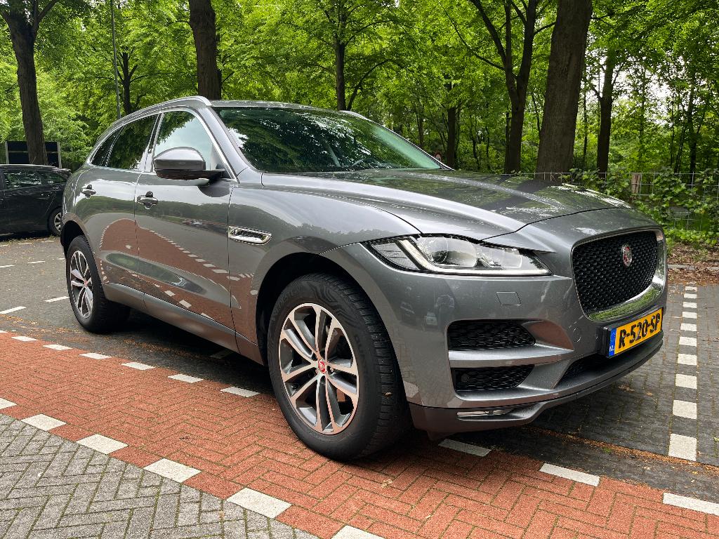 Jaguar F-Pace 2.0 Diesel 240pk AWD Aut 2018 Grijs, Auto's, Jaguar, Particulier, F-Pace, 4x4, ABS, Achteruitrijcamera, Adaptieve lichten