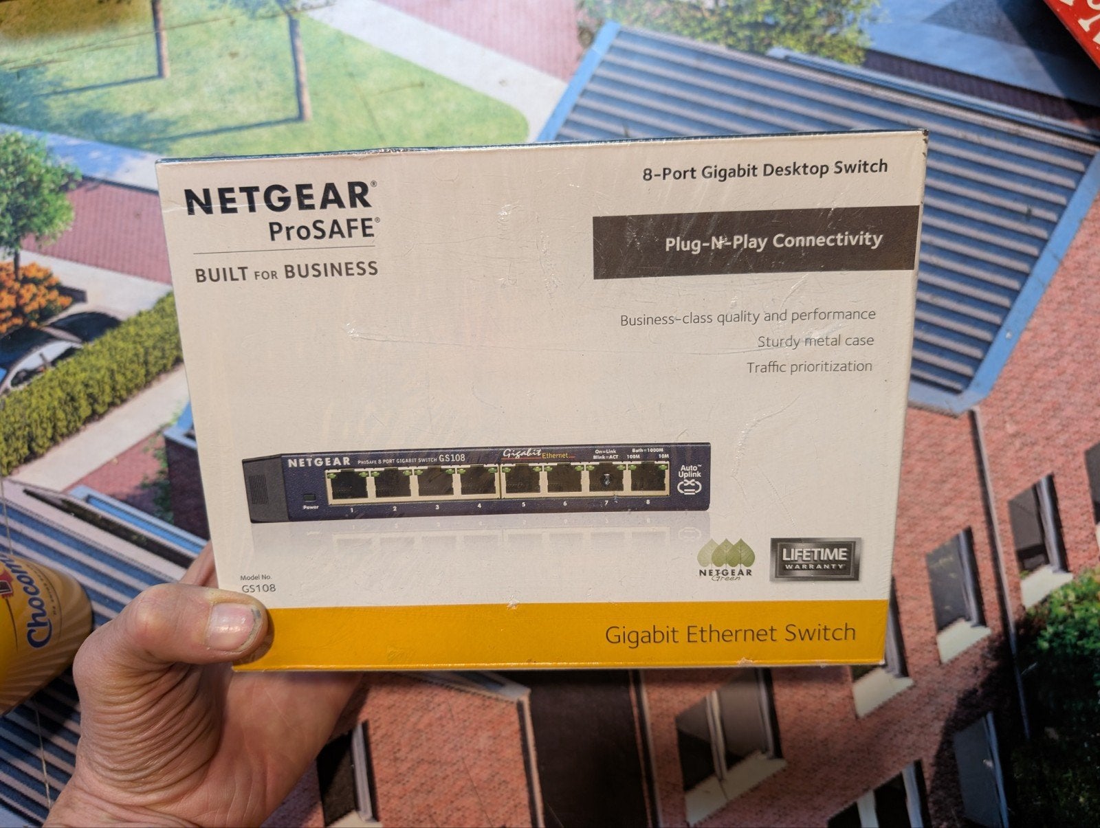 2 stuks Netgear ProSafe GS108 8-poorts Gigabit Desktop Switc, Ophalen of Verzenden, Nieuw