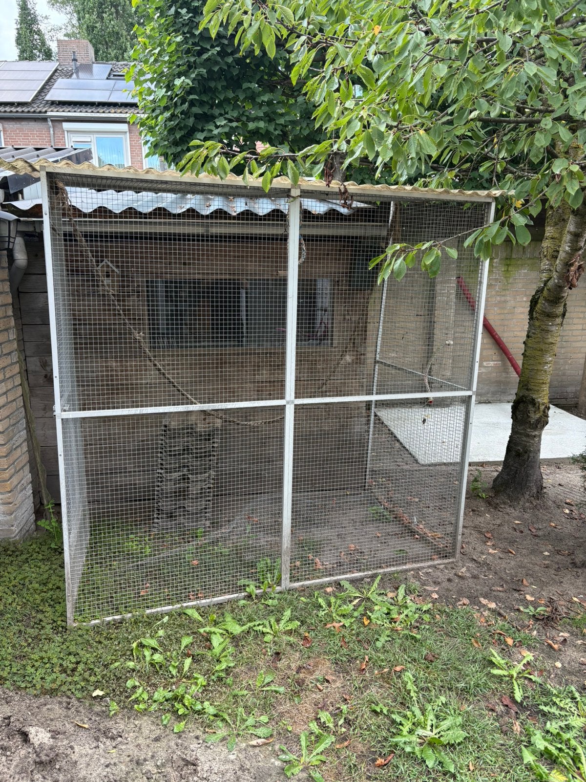 Des een schone volliere jeah hej niks geleeje, Dieren en Toebehoren, Ophalen, Zo goed als nieuw, Aluminium, Volière
