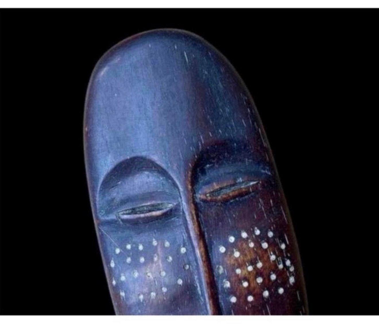 lega - DR Congo 1960 Oud paspoortmasker masker Afrika africa, Antiek en Kunst, Afrika, Ophalen of Verzenden, Masker