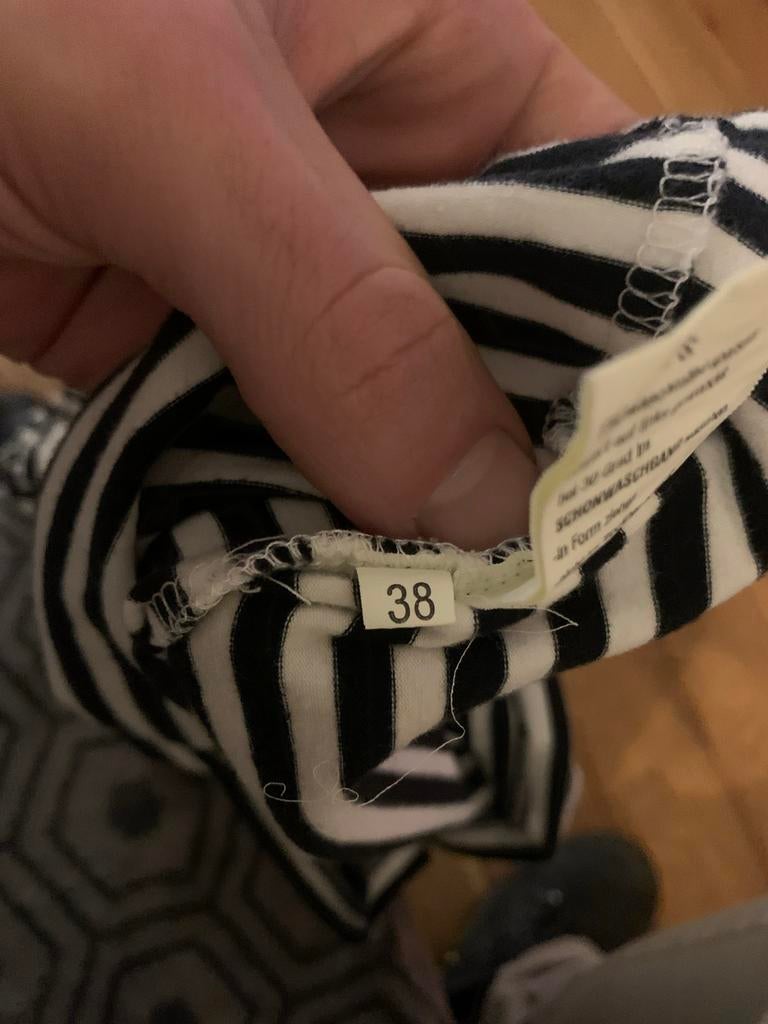 Public gestreept mouwloos shirt maat 38, Kleding | Dames, Tops, Ophalen of Verzenden, Maat 38/40 (M), Zwart, Zonder mouw
