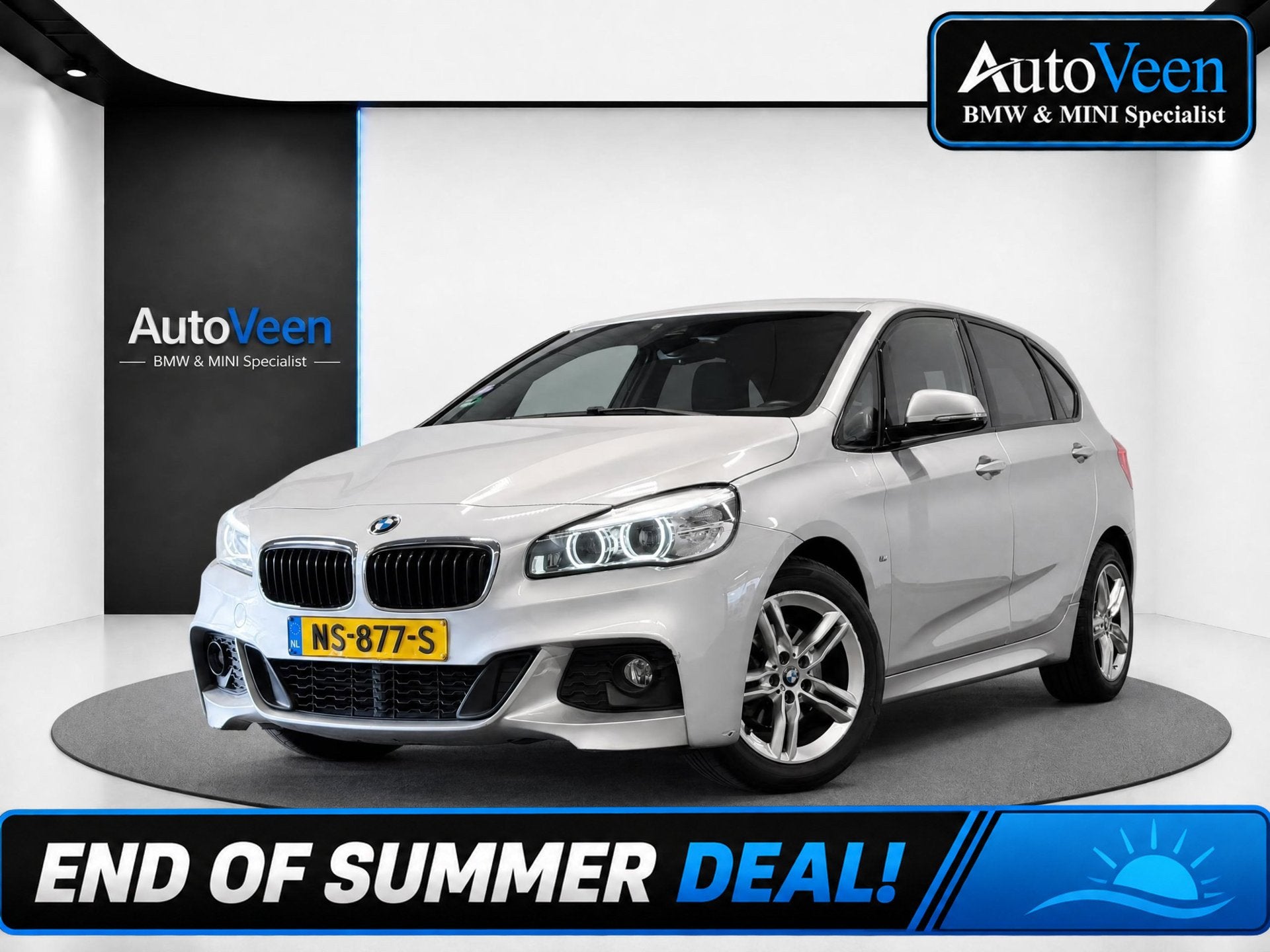 BMW 2-serie Active Tourer 218i Centennial Executive (LED, CR, Auto's, 1345 kg, 136 pk, Gebruikt, Euro 6