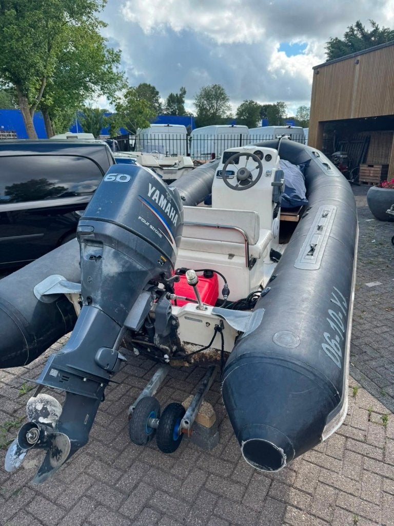Bombard EXPL 420 SB Rib | Yamaha 60 PK | Hypalon | 4T, Watersport en Boten, 60 pk, Gebruikt, Bombard, Inclusief motor
