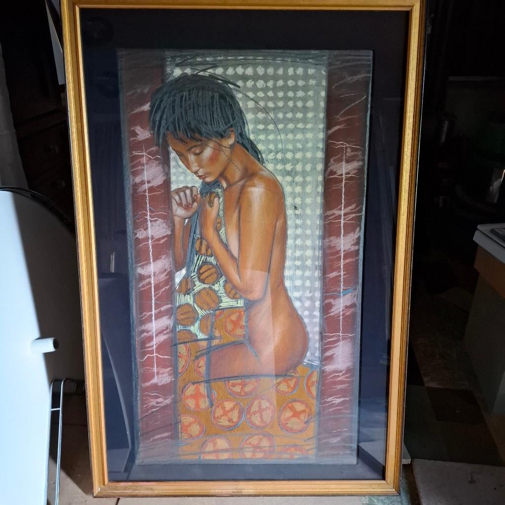 origineel schilderij NICO VRIELINK, Antiek en Kunst, Ophalen of Verzenden