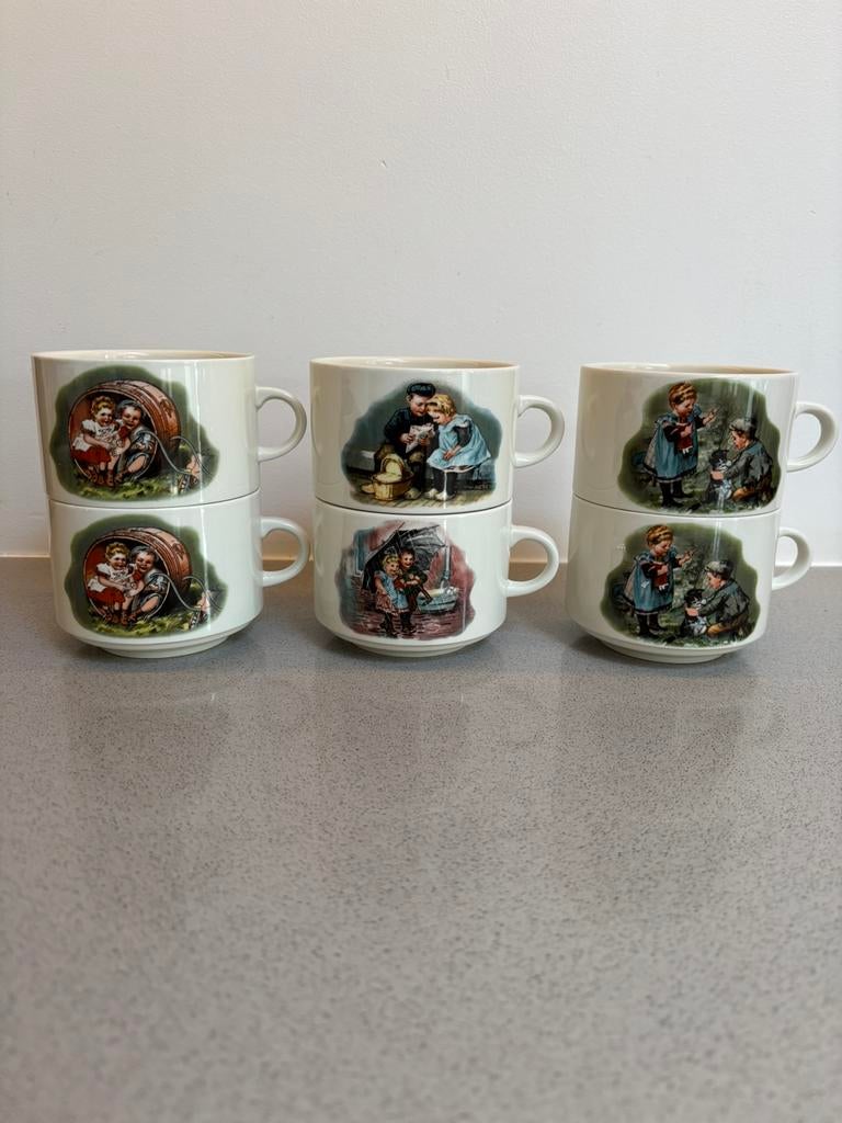 6 Villeroy & Boch soepkommen Ot en Sien, Ophalen of Verzenden