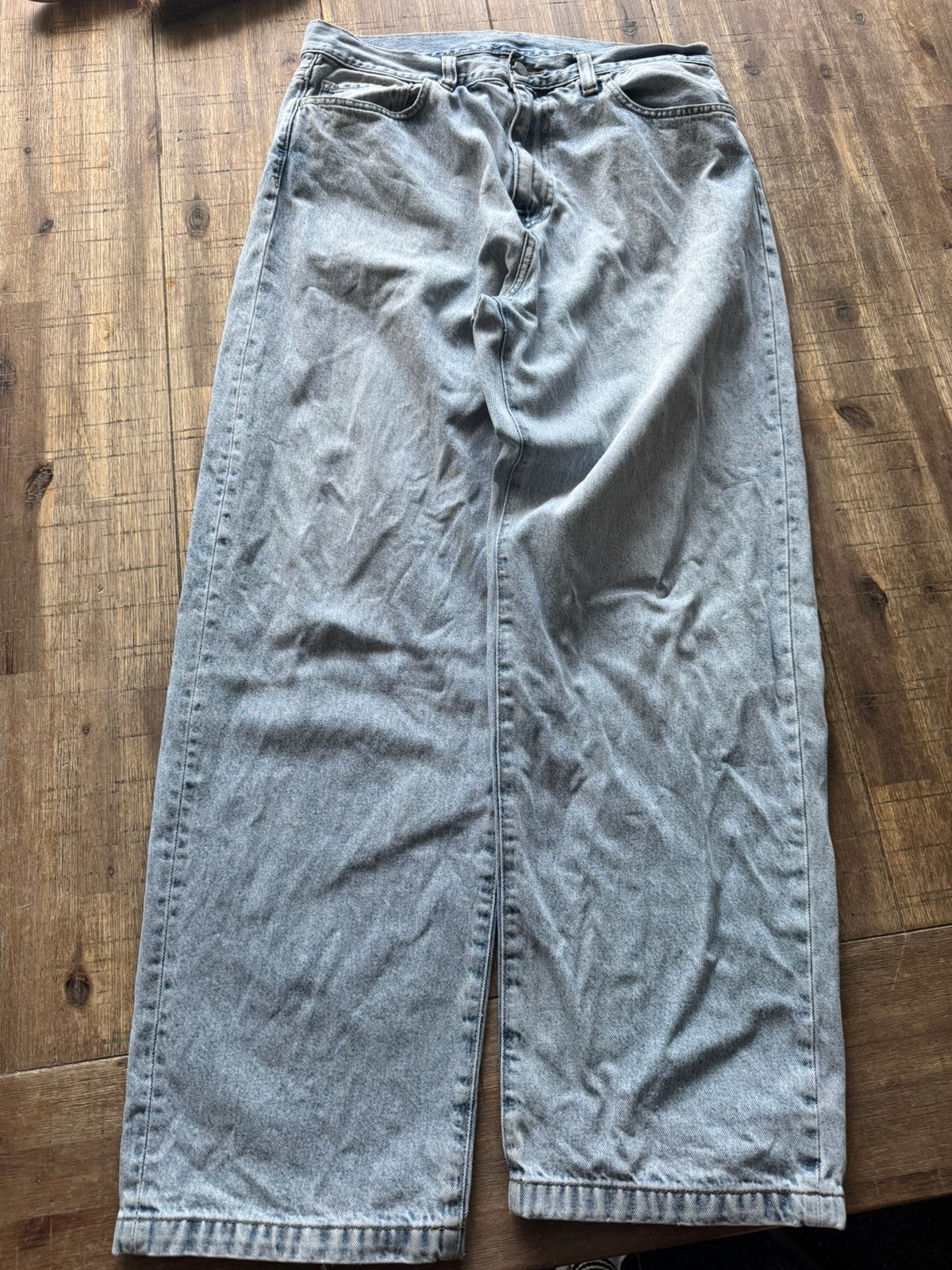 Carhartt WIP Landon Pant – Lichtblauw – Maat W32, Ophalen of Verzenden, Zo goed als nieuw, Blauw, W32 (confectie 46) of kleiner