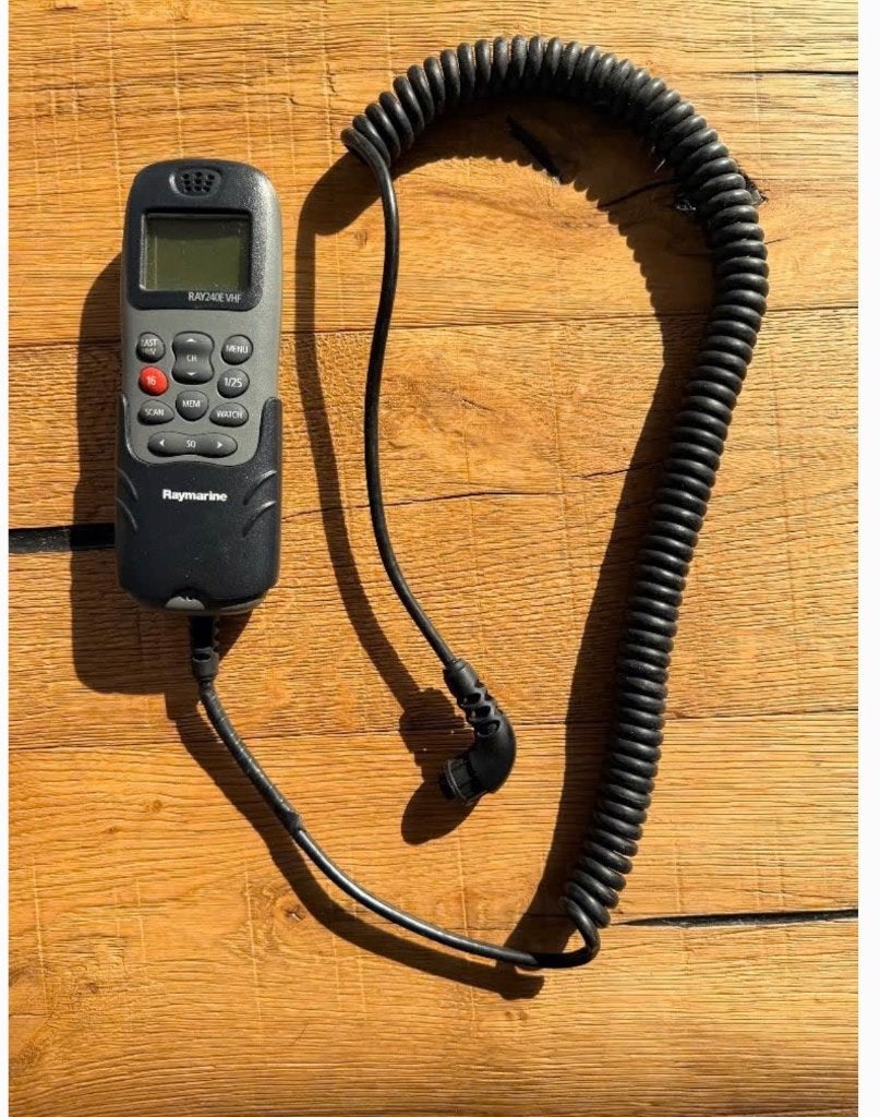 Raymarine E42002 Ray 240 handset marifoon, Ophalen, Gebruikt, Communicatie
