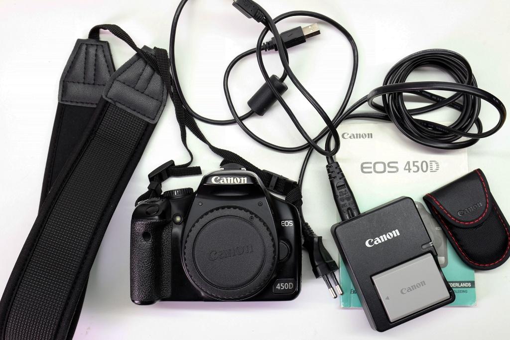 Canon 450D body, Gebruikt, Spiegelreflex, Canon, Ophalen of Verzenden