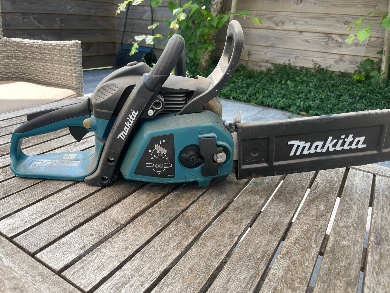 Makita EA3201S Benzine Kettingzaag - Zo goed als nieuw, Ophalen, 70 mm of meer, Kettingzaag, Zo goed als nieuw