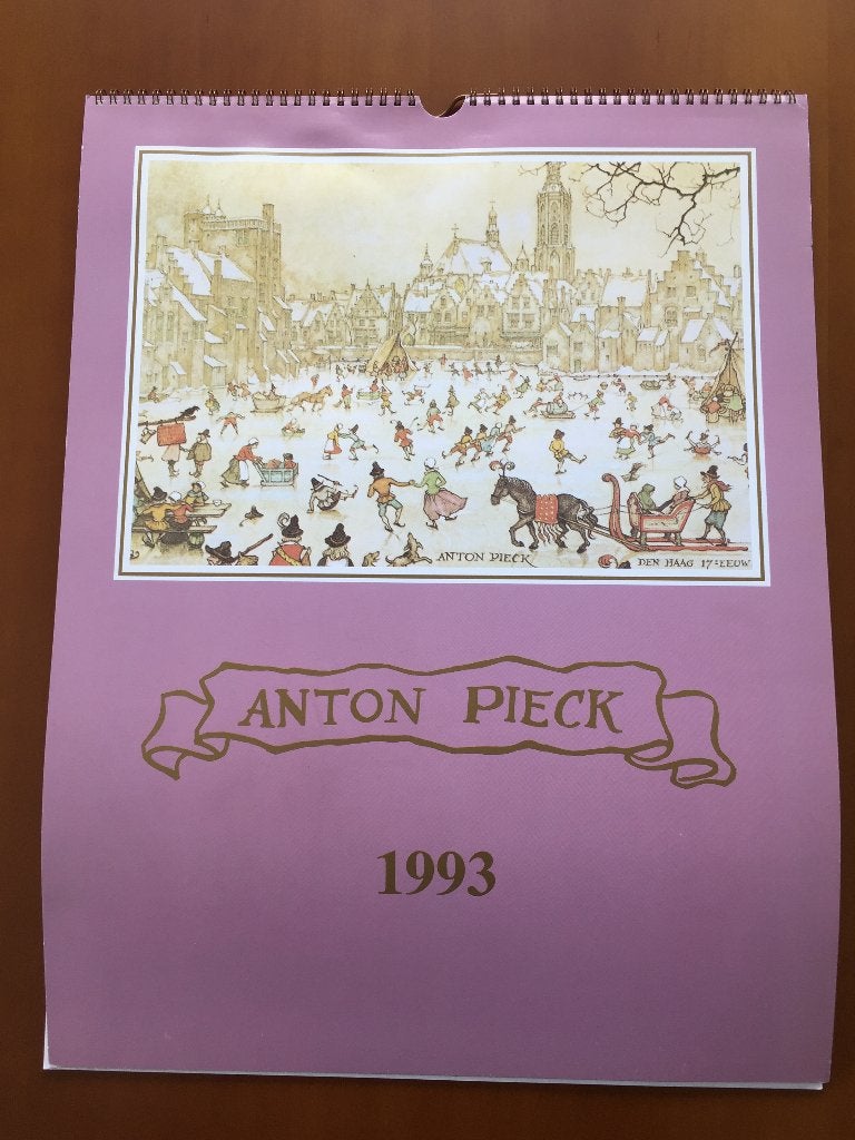 Kalender Anton Pieck 1993, Antiek en Kunst, Ophalen of Verzenden, Tekening, Prent