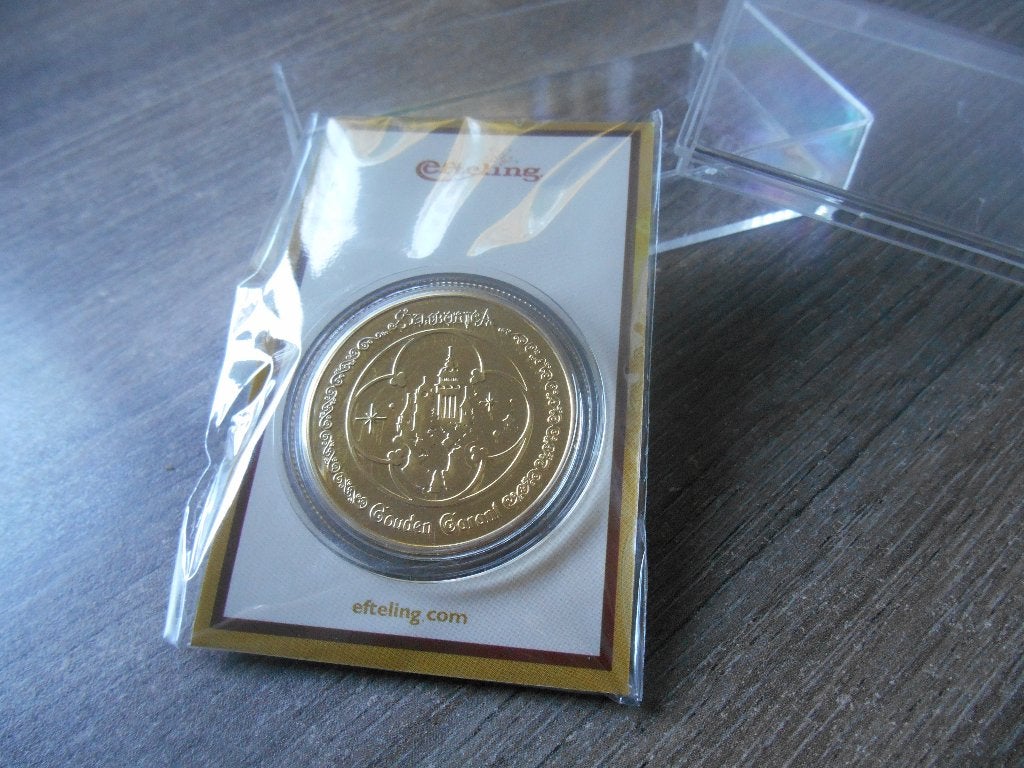 Efteling munt Gouden Garant Symbolica, Verzamelen, Efteling, Ophalen of Verzenden, Nieuw, Overige typen