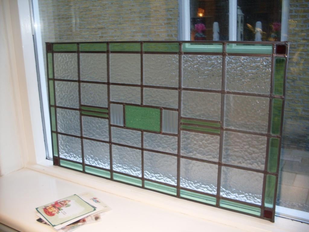glas in lood, Ophalen, Meerkleurig, Overige stijlen, Nieuw