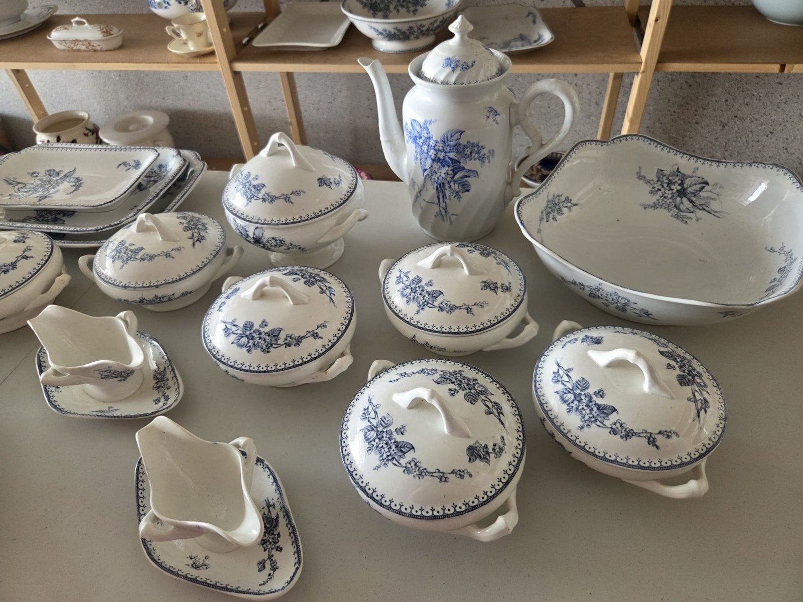 Prachtig Meibloem servies - Compleet en in goede staat, Ophalen