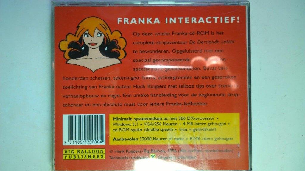 Franka Interactief - De Dertiende Letter, Ophalen of Verzenden, Zo goed als nieuw