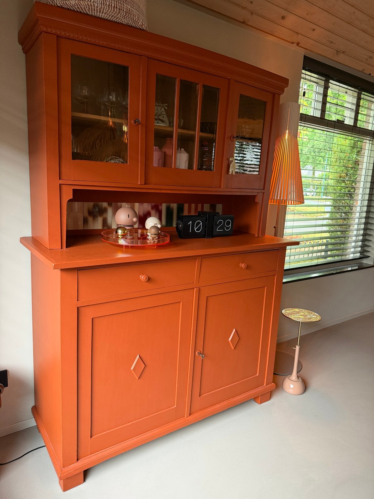 Uniek buffetkastje van Studio Stijlbandiet, Ophalen, Gebruikt, 100 tot 150 cm, Met lade(s)