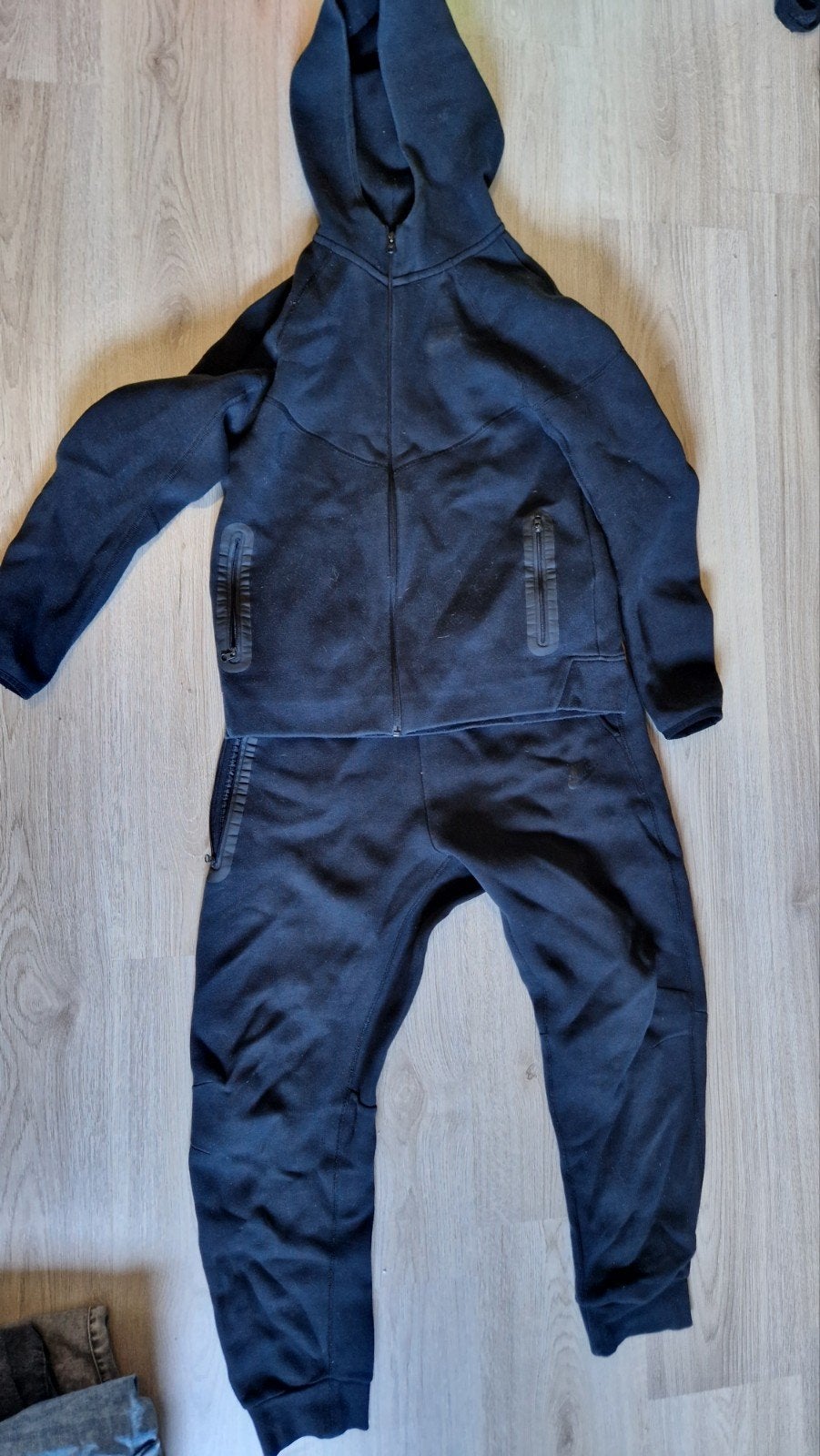 Nike Tech Fleece Jumpsuit Zwart 158-170 ), Ophalen, Gebruikt, Nike, Jongen of Meisje