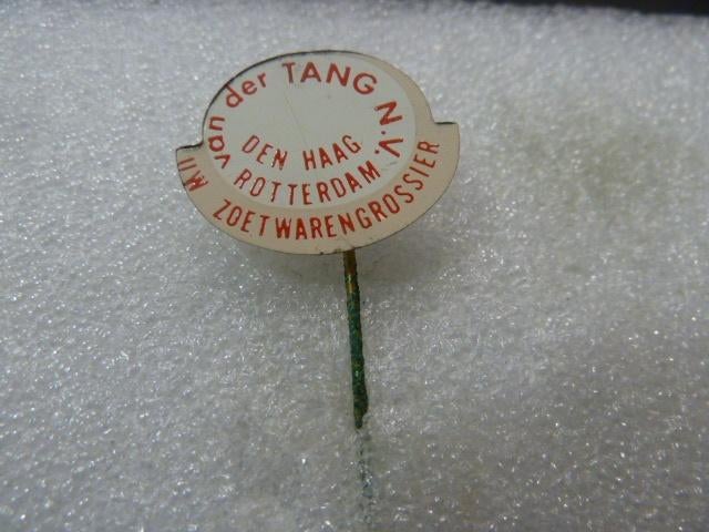 Speldje Van der Tang Rotterdam zoetwarengrossier, Verzamelen, Ophalen of Verzenden, Zo goed als nieuw, Overige onderwerpen