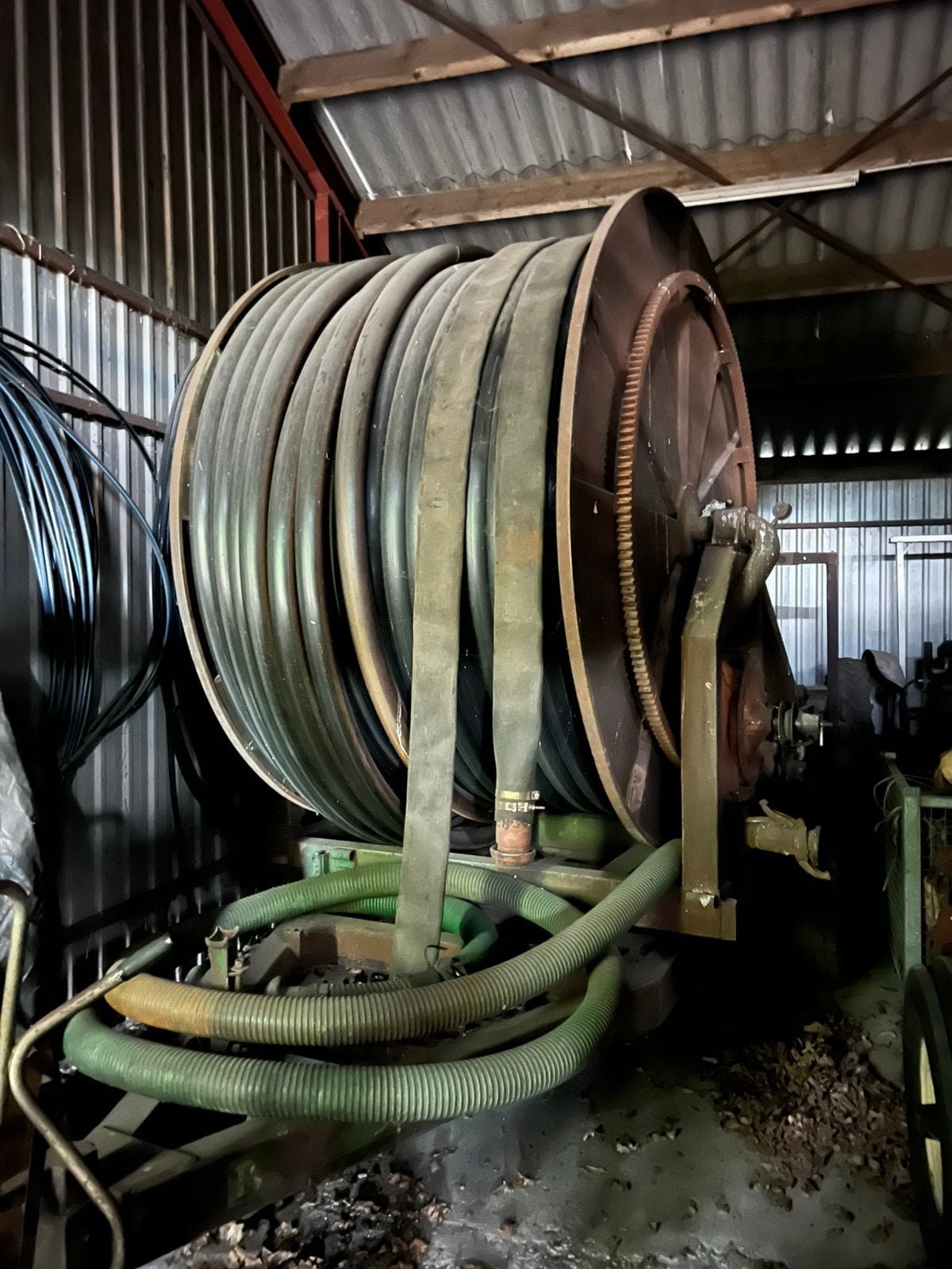 Pluvius beregeningshaspel + pomp set compleet!, Zakelijke goederen, Agrarisch | Werktuigen, Ophalen, Beregening en Drainage