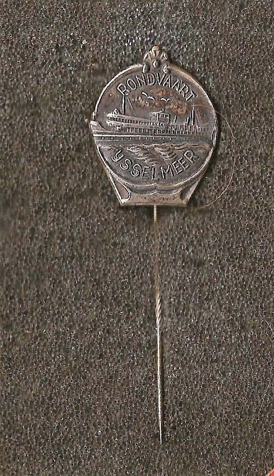 mooie volmetaal speld RONDVAART IJSSELMEER, Ophalen of Verzenden, Overige onderwerpen, Speldje of Pin