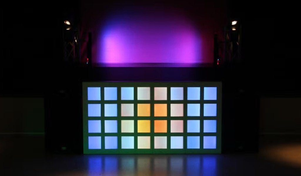 LED DJ Booth, Ophalen, Gebruikt, Licht, Geluidgestuurd