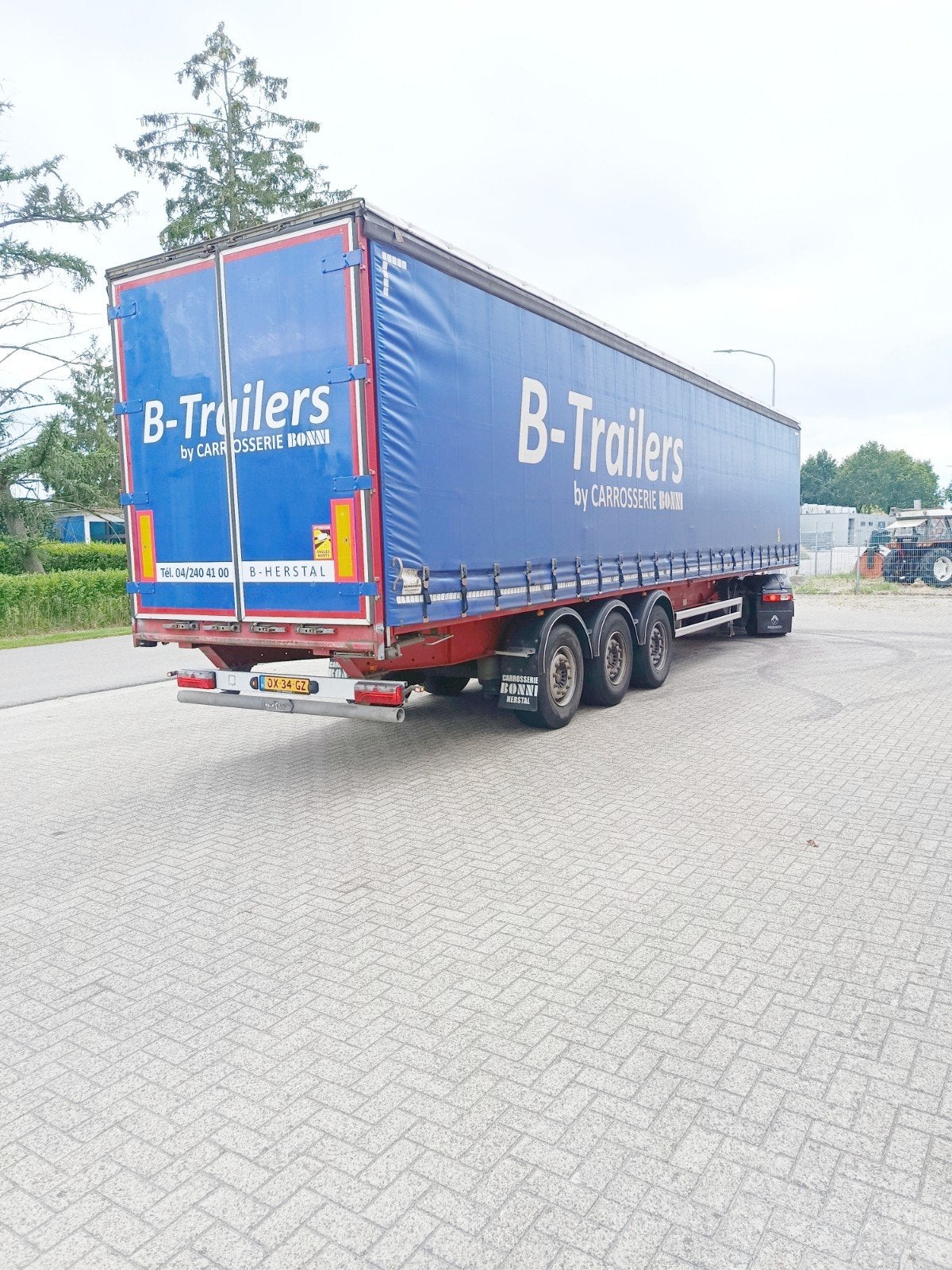 Super nette Van Hool trailer nw APK, Auto's, Vrachtwagens, Particulier, Te koop