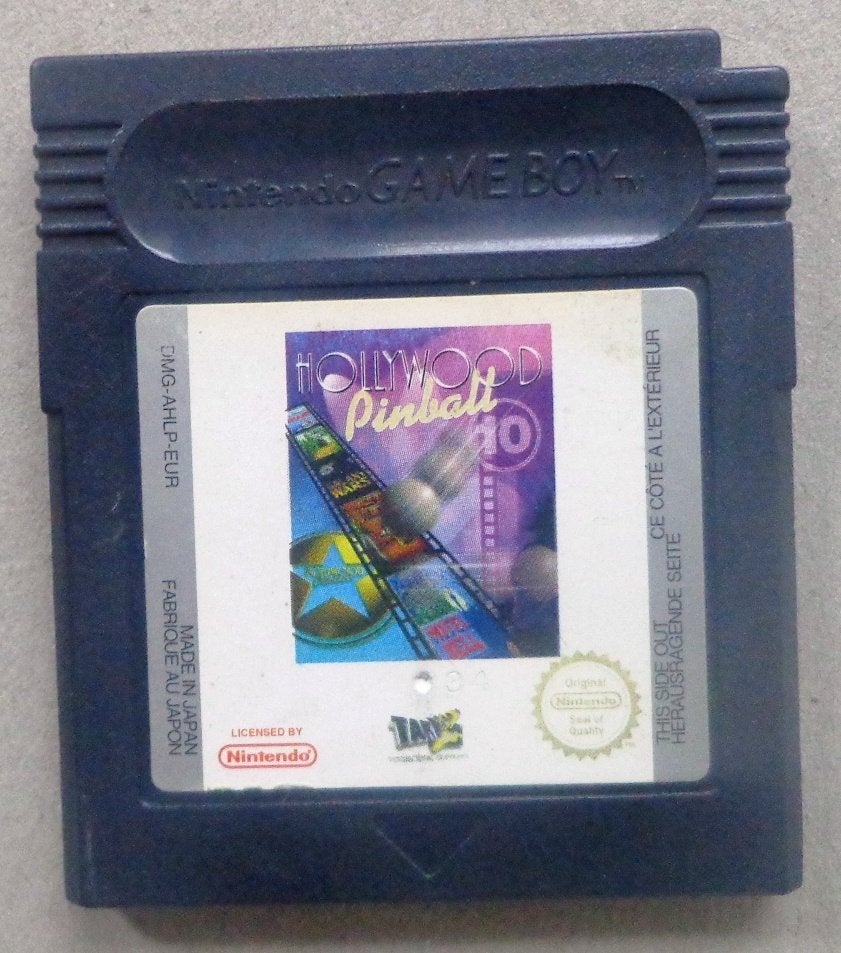 Hollywood Pinball voor de Gameboy Color en Advance, 1 speler, Ophalen of Verzenden, Gebruikt, Vanaf 3 jaar