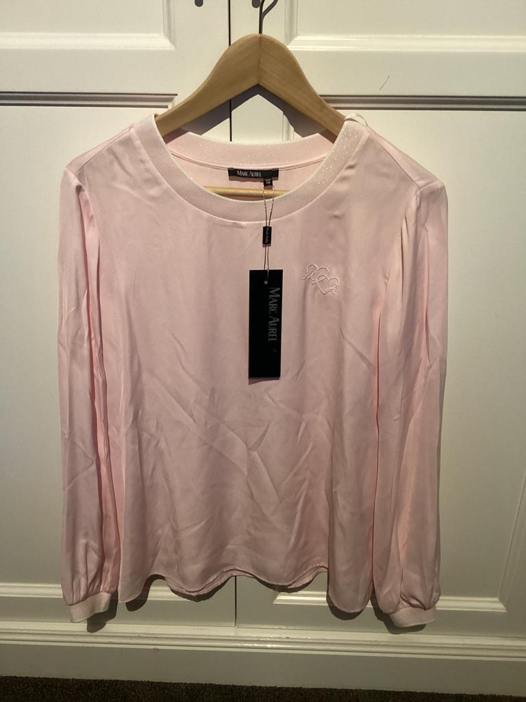 Marc aurel lichtroze blouse maat 38 nieuw, Ophalen of Verzenden, Nieuw, Maat 38/40 (M), Roze