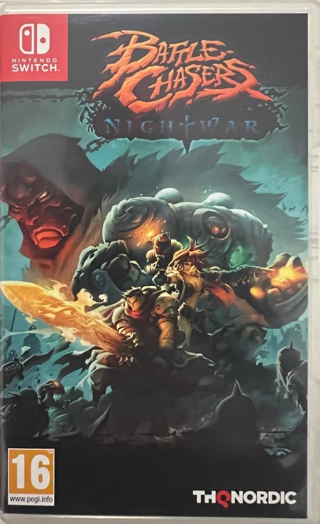 Battle Chasers: Nightwar - Nintendo Switch, Spelcomputers en Games, Games | Nintendo Switch, Zo goed als nieuw, Role Playing Game (Rpg)