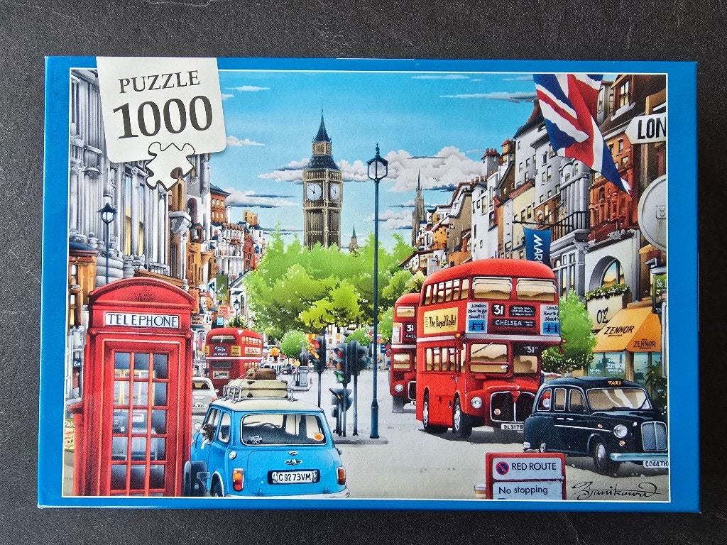 Innovakids Puzzel "London" 1000stk, Ophalen, 500 t/m 1500 stukjes, Gebruikt, Legpuzzel