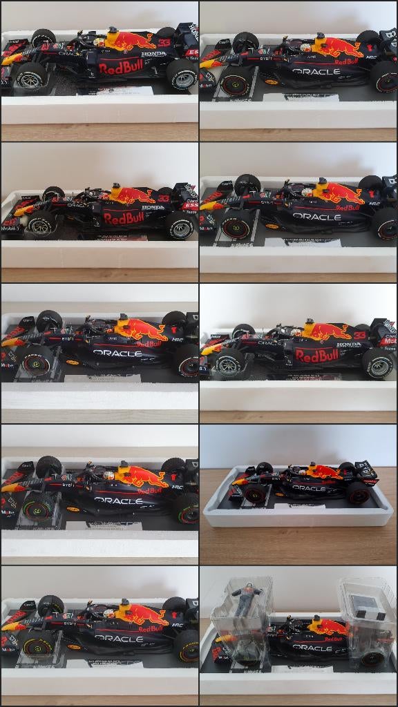 MiniChamps 1:18 Max Verstappen Red Bull modellen, Hobby en Vrije tijd, Modelauto's | 1:18, Ophalen of Verzenden, Nieuw, Auto, MiniChamps