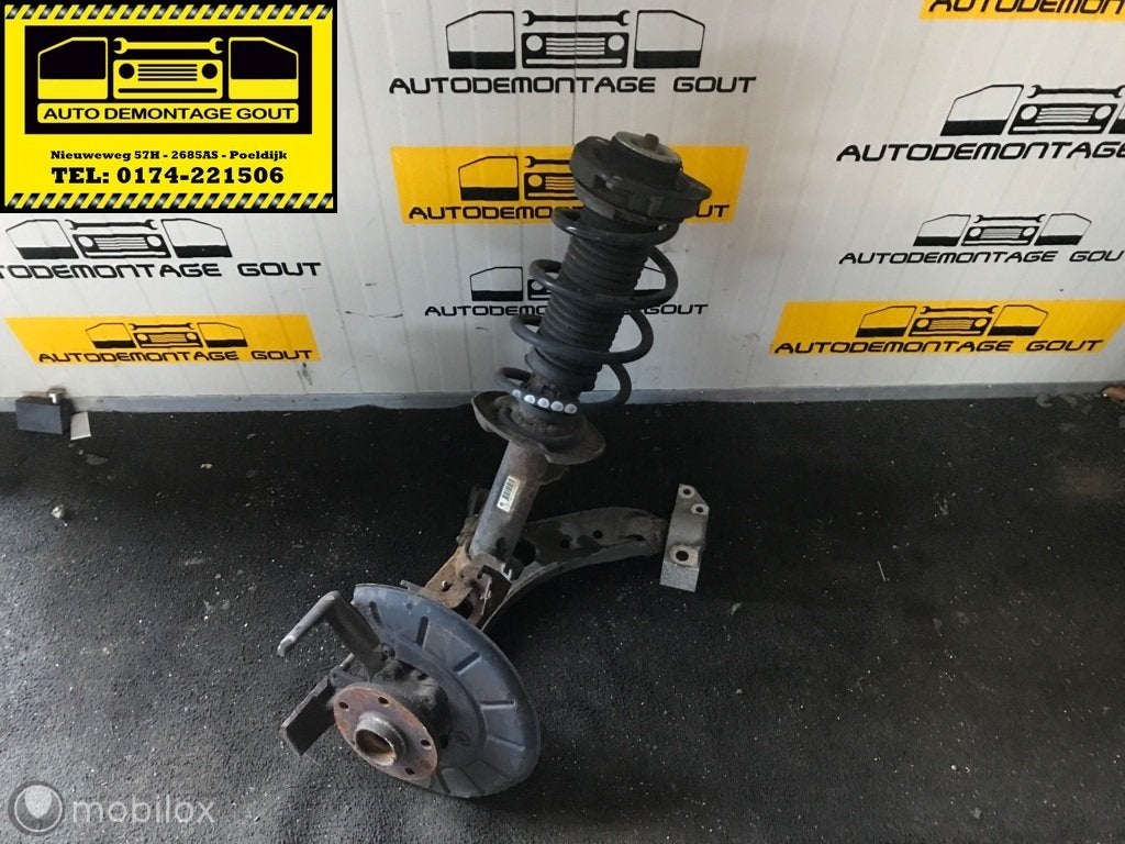 Volkswagen Golf 5 Wielophanging Links Compleet Draagarm 50mm, Gebruikt, Volkswagen, Ophalen of Verzenden, Volkswagen