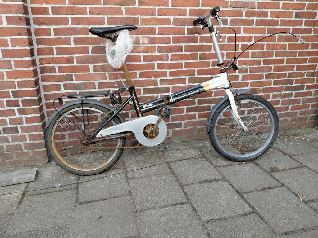 Opvouwbare fiets -dunlop inois, Fietsen en Brommers, Overige merken, 20 inch of meer, Gebruikt, Heren