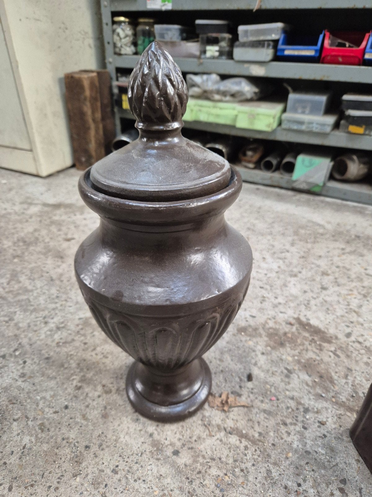 Decoratieve urn/vaas met deksel, Ophalen of Verzenden