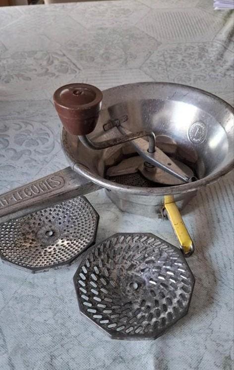 Brocante passeer zeef met 2 extra opzetstukken, Ophalen of Verzenden