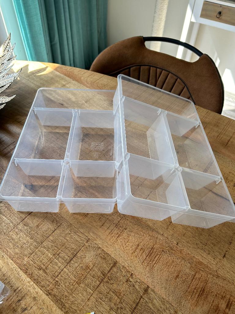 opbergbakjes aan elkaar vast, Ophalen of Verzenden, Zo goed als nieuw, Knutselwerk