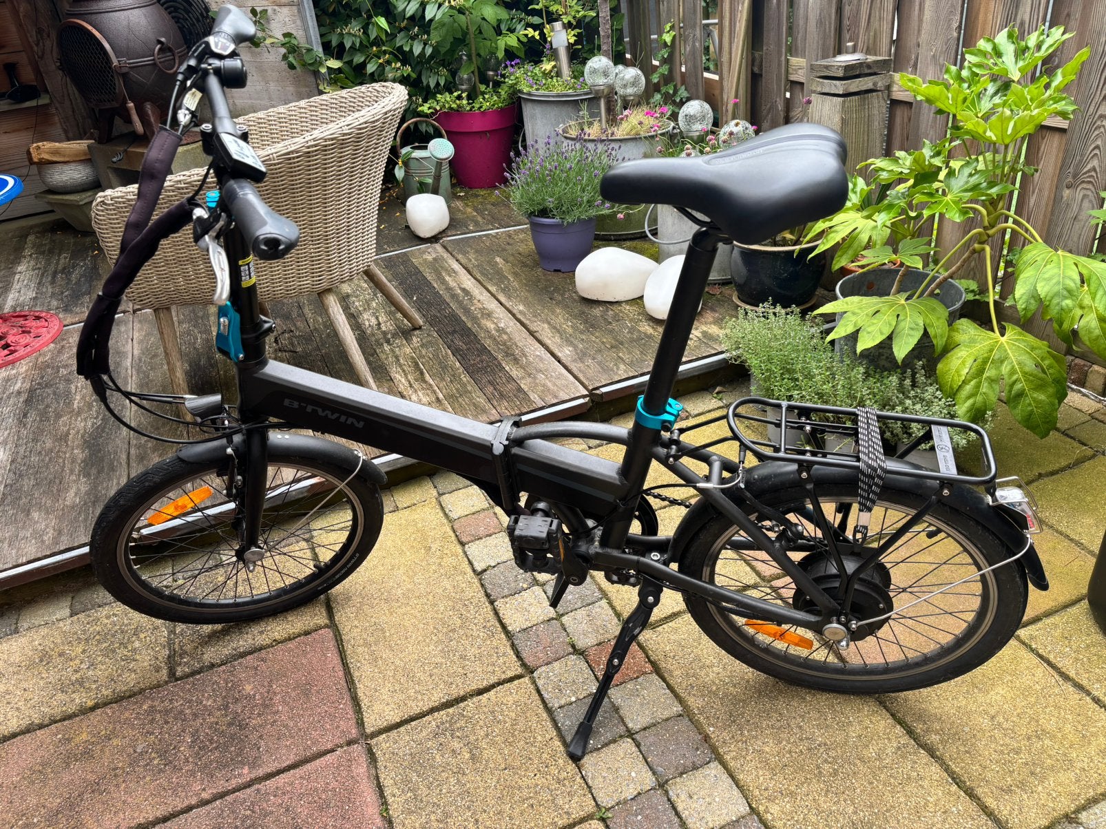 Elektrische vouwfiets Tilt 500 - 20 inch, z.g.a.n. accu, Gebruikt, 16 tot 18 inch, Totaal opvouwbaar, Ophalen