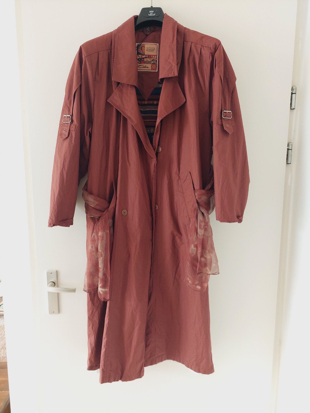 Vintage Oversize Trenchcoat Mt 42/44 Wolfgang kaiser colette, Kleding | Dames, Wolfgang Kaiser Colette, Bruin, Maat 42/44 (L)